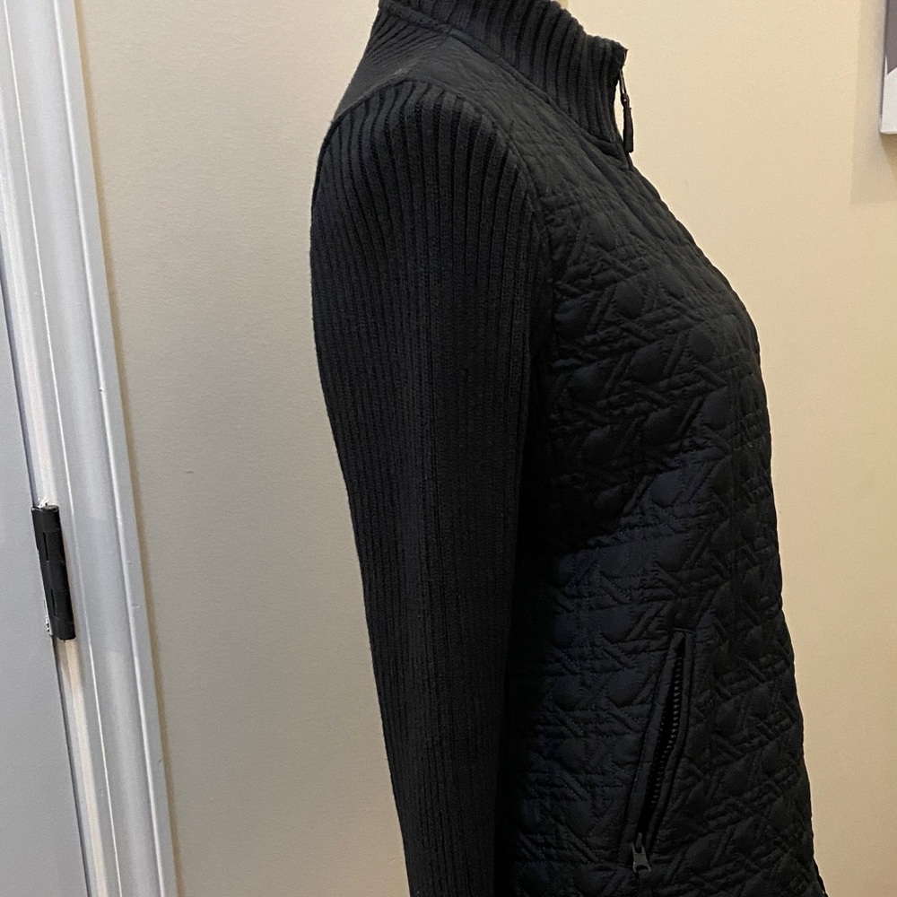 Harve Benard Black Jacket/Sweater Sz M - Picture 2 of 7